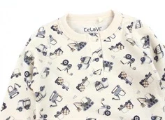 CeLaVi dark blue motorprint body uld/viskose